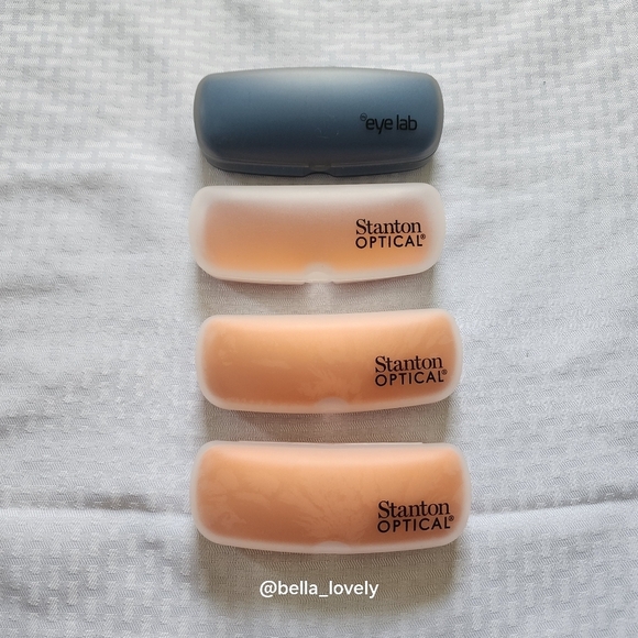Other - 🏖 Eyeglass Cases Bundle Set Of Four - Hard Plastic